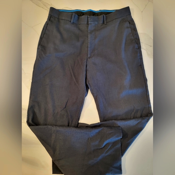 Apt. 9 Black w/ Blue Tint Dress Pants 32 x 30 - Picture 1 of 3